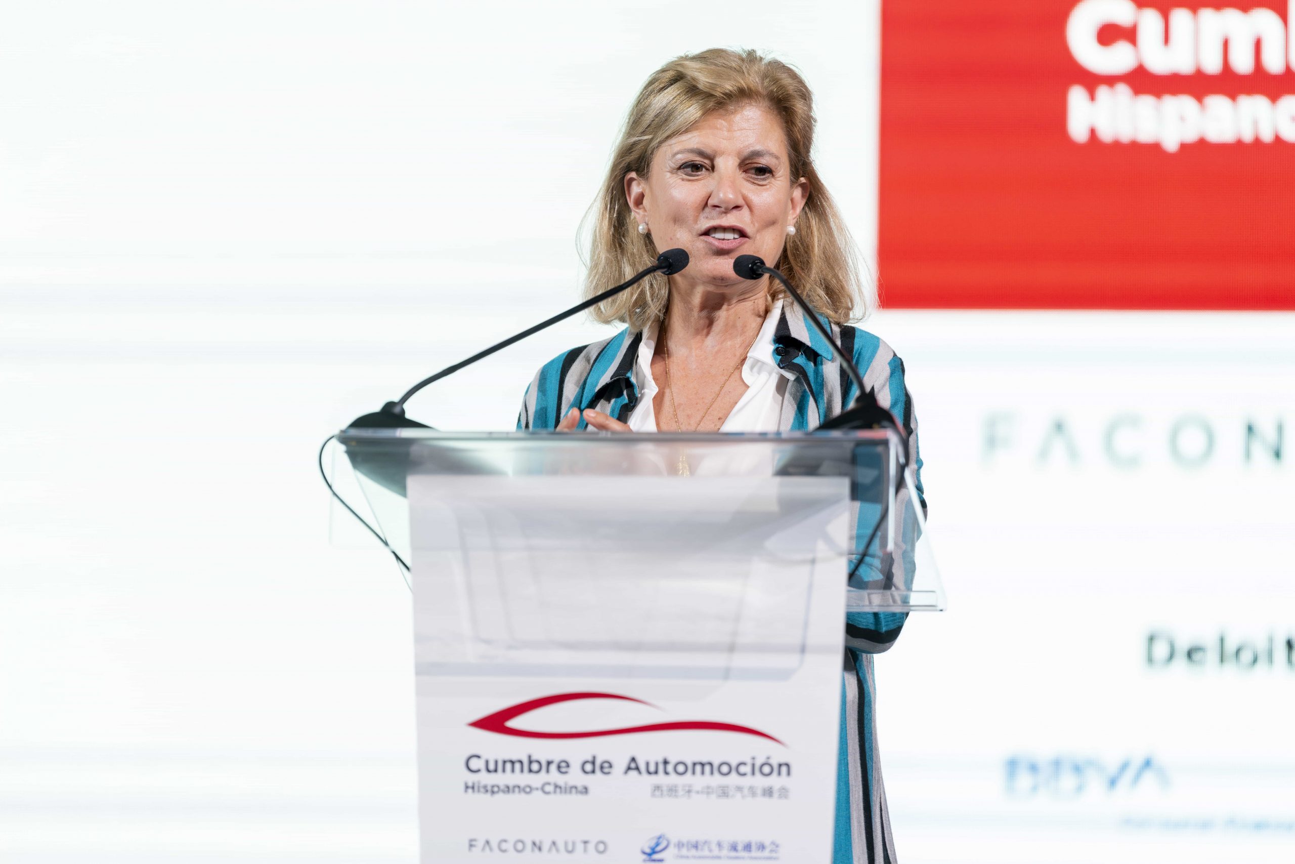 Cumbre de Automocion Hispano-China Discurso Vicepresidenta Faconauto