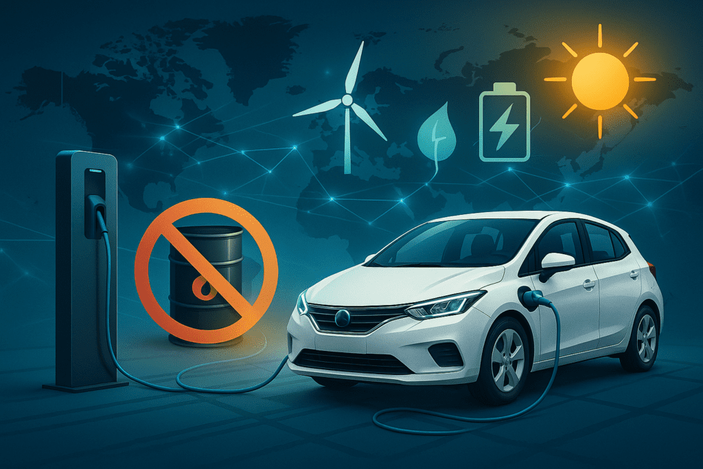 Ahorro energético y medioambiental coche eléctrico